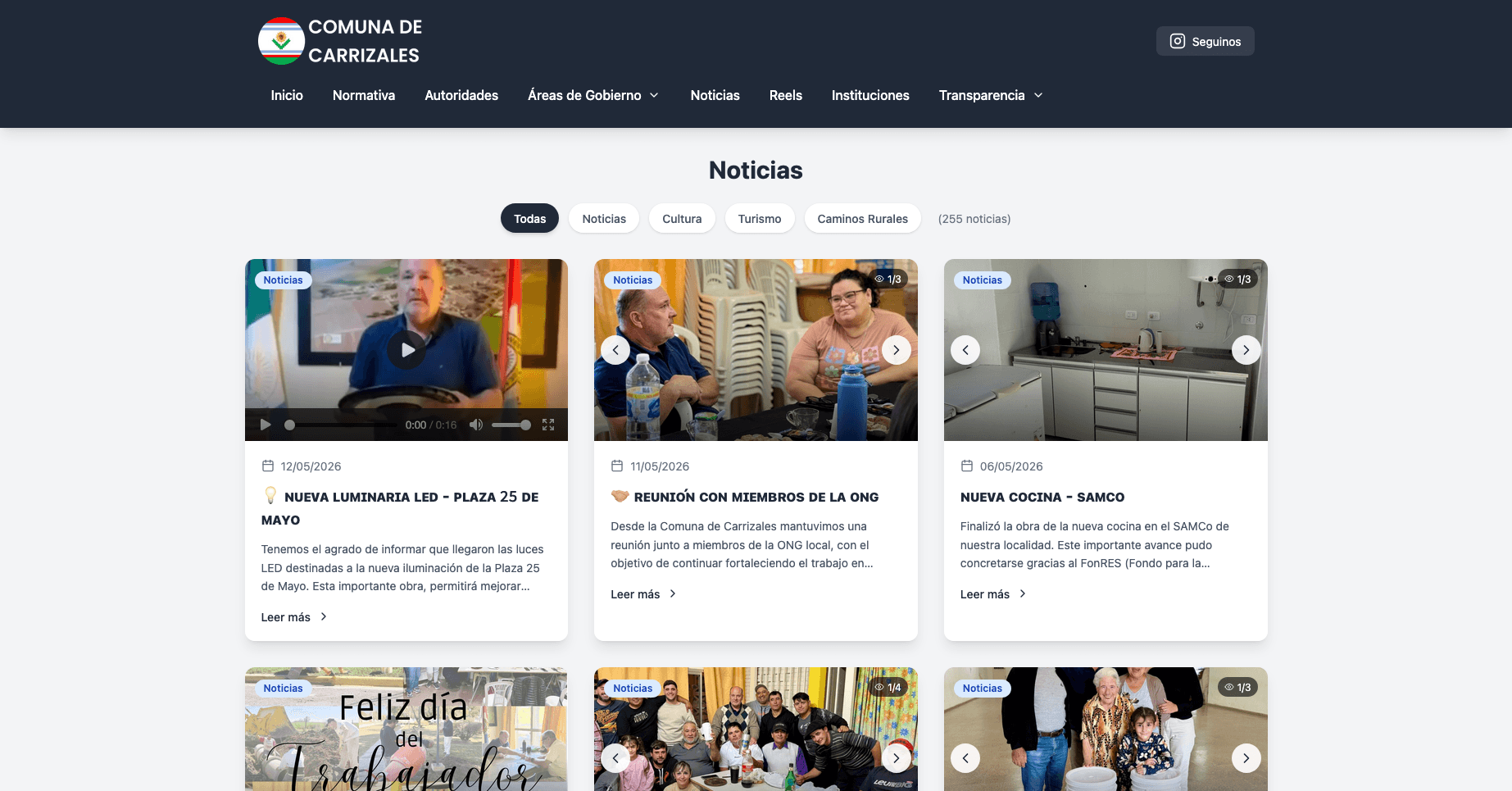 Noticias periódicas